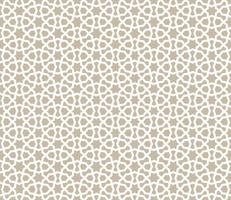 Abstract seamless pattern. Arabic line ornament with geometric shapes. vector