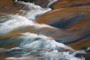 Rapids flowing long-exposure photo