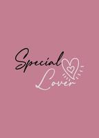 special lover,t-shirt design fashion vector