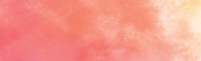 Panoramic texture of realistic red watercolor on a white background - Vector