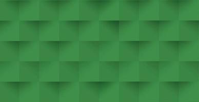 Abstract green background, web template, squares with shadow - Vector