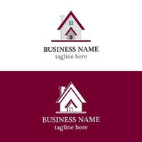 Real estate logo template design vector