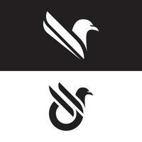 Eagle logo template design vector