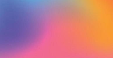 Blurred large panoramic summer background multicolored gradient vector