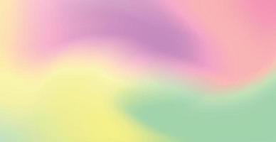 Blurred large panoramic summer background multicolored gradient vector