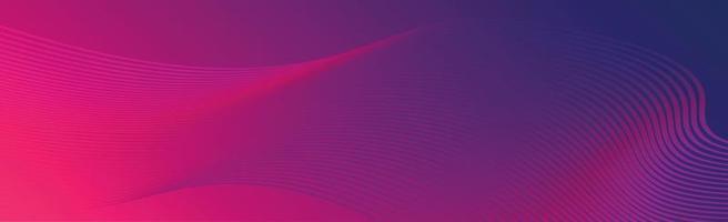 Purple and red abstract background with wavy lines - Vector