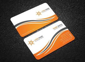 Business Card Design Template vector