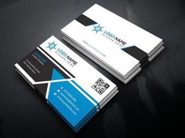 Creative And Corporate Business Card Design Template With Vector Format