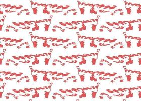 Vector texture background, seamless pattern. Hand drawn, red, white colors.