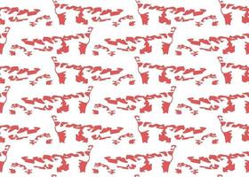 Vector texture background, seamless pattern. Hand drawn, red, white colors.