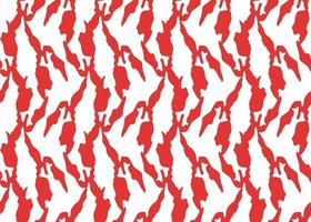 Vector texture background, seamless pattern. Hand drawn, red, white colors.