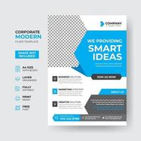 Modern Corporate Business Flyer Template Design vector