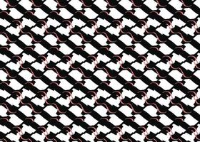 Vector texture background, seamless pattern. Hand drawn, black, red, white colors.