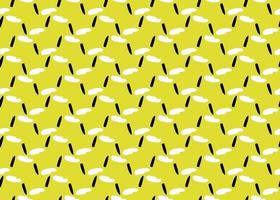 Vector texture background, seamless pattern. Hand drawn, yellow, white, black colors.