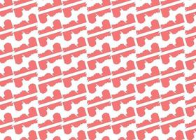 Vector texture background, seamless pattern. Hand drawn, red, white colors.