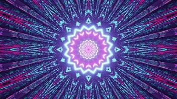 eine 3d Illustration des sternförmigen sich bewegenden Labyrinths video
