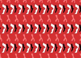Vector texture background, seamless pattern. Hand drawn, red, white, black colors.