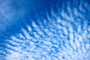 manto de nubes en el cielo foto