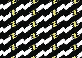 Vector texture background, seamless pattern. Hand drawn, black, yellow, white colors.