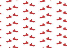Vector texture background, seamless pattern. Hand drawn, red, white colors.