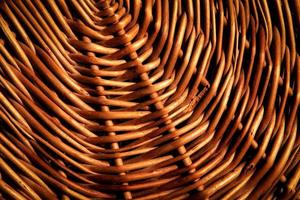 Wicker basket texture photo