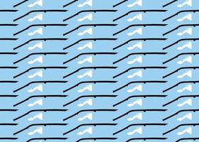 Vector texture background, seamless pattern. Hand drawn, blue, black, white colors.