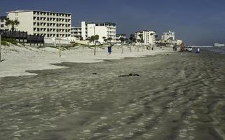 Daytona Beach, Florida- Tide down on the beach photo