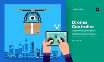 Drone delivery vector