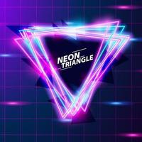 Retro vintage 80s gradient neon color background vector