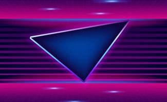 Retro vintage 80s gradient neon color background vector