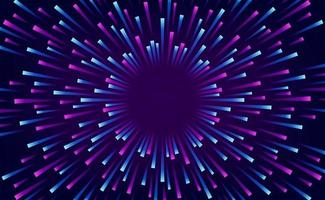 cyan and magenta neon burst background vector