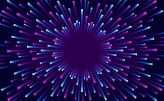 cyan and magenta neon burst background vector