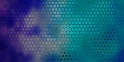 Light Pink, Blue vector texture with disks.