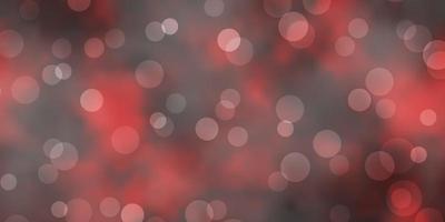 Dark Pink, Red vector backdrop with dots.