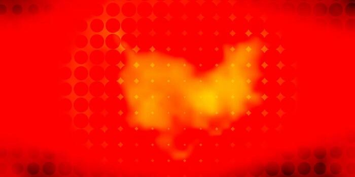 Dark Red vector pattern with spheres.