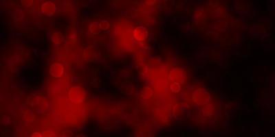 Dark Red vector layout with circles.