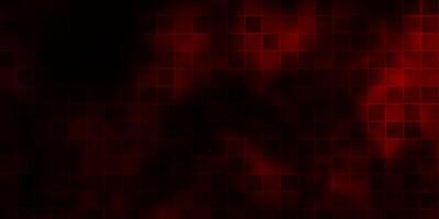 textura de vector rojo oscuro en estilo rectangular.