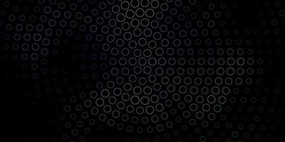 Dark BLUE vector texture with disks.