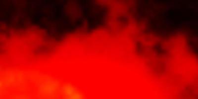 Light Red, Yellow vector backdrop with cumulus.
