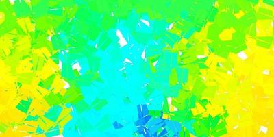 Light blue, yellow vector triangle mosaic pattern.