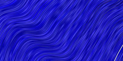 textura de vector azul oscuro con líneas torcidas.