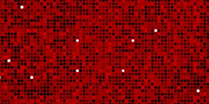 Dark Red vector pattern with spheres.