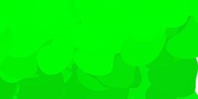 Dark green vector background with random forms.