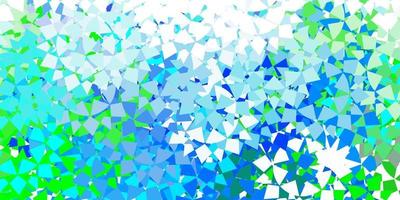 Light blue vector background with polygonal style.