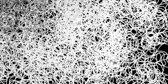 Dark gray vector pattern with abstract shapes.