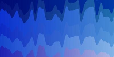 Light BLUE vector backdrop with bent lines.