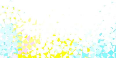 Light multicolor vector background with polygonal forms.