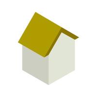 Isometric House On White Background vector