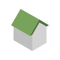 Isometric House On White Background vector