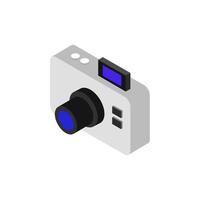 Isometric Camera On White Background vector